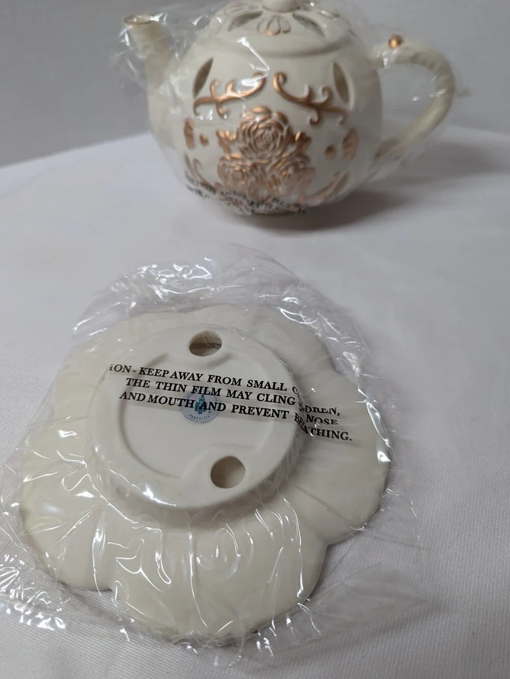 Partylite Tea Time Tealight Holder P7301 Brand New In Box